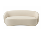 Lyra Curve 3 Seater Sofa, Parchment Sand - Pet Friendly Fabric